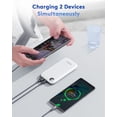thumbnail image 6 of Fast Charging Power Bank, 10000mah Portable Charger for iPhone, 22.5W USB C in&Out Battery Pack Phone Charger Portable, Slim Powerbank for iPhone 17/16/15 Series, Samsung, Google,Android, 6 of 7