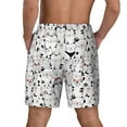 thumbnail image 4 of Haiem Cute Cat Mens Swim Trunks with Compression Liner 2 in 1 Swimming Shorts Stretch Swimwear Quick Dry,Board Shorts-3X-Large, 4 of 9