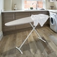 thumbnail image 4 of Honey-Can-Do Steel 52.7" W T-Leg Adjustable Ironing Board with Heat-Resistant Cover, Gray/White, 4 of 9