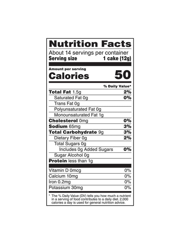 Quaker Rice Cakes in Chips