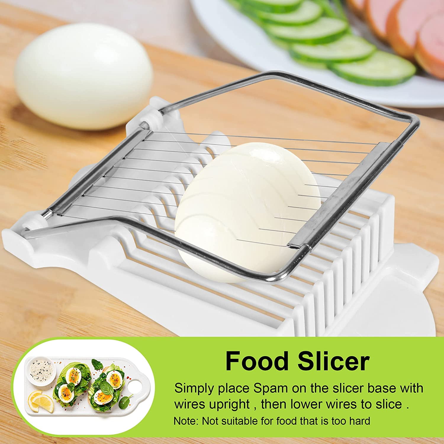  Luncheon Meat Musubi Maker Kit, 2 Pcs Non-Stick Musubi Mold and  Luncheon Meat Slicer, Egg Lunch Meat Slicer Cutter and Musubi Press with  Rice Paddles, Rice Mold Onigiri Sushi Making Kit 