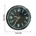 thumbnail image 3 of Dashboard Clock for Car, 4 Inch Luminous Digital Mini Clock with Easy Installation, Dashboard Clock for Truck SUV Vehicle Interior, Practical Accessory for Improved Driving Convenience and Safety, 3 of 4
