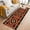 Brown, variant on 2'x6' Rug Runners for Hallways Kitchen, Aztec Southwest Non Slip Entryway Beside Floor Carpet Runner, Orange Black Boho Tribes Abstract Washable Laundry Room Bedroom Throw Rugs Mat for Family Pet