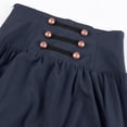 thumbnail image 3 of Women A Line Victorian Long Skirt Steampunk Gothic Ruffled Pleated Party Skirts, 3 of 10