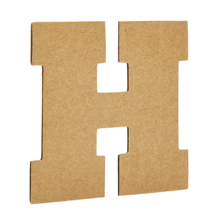Juvale 104 Piece Unfinished Cardboard Alphabet Letters for DIY Crafts, Classroom
