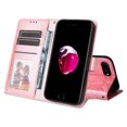 thumbnail image 5 of Funda tipo cartera GANGXUN para iPhone SE 2020 , diseño girasol, cuero PU, soporte, cierre magnético, tarjetero, 5 of 5