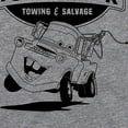 thumbnail image 3 of Disney's Cars - Tow Mater Towing And Salvage - Toddler And Youth Raglan Graphic T-Shirt, 3 of 5