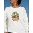 thumbnail image 2 of Cute Hoya Buddy Sweatshirt Women -Smartprints Designs, Female Medium, 2 of 4