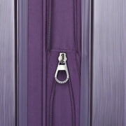 Protege Briarleigh 24 in Check-In Rolling Hardside Upright Luggage, Purple