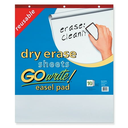 - REUSABLE DRY ERASE EASEL PAD