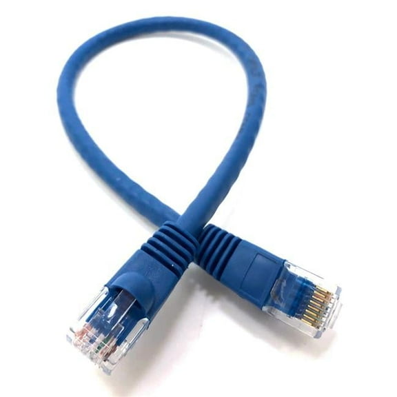 Micro Connectors, inc  1Ft CAT 6 Molded Snagless RJ45 UTP, Blu (100-Pack)