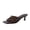 Brown, variant on Quiz Kitten Heels for Women, Strappy Heeled Sandals with Cushioned Footbed, Slip On Open Toe Sandal