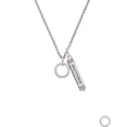thumbnail image 2 of Delight Jewelry Silvertone Always My Sister Eternity Ring Silvertone Best Friends Forever Bar Charm Necklace, 23", 2 of 4