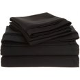 thumbnail image 1 of Egyptian Cotton 1500 Thread Count Solid Sheet Set  King-Black, 1 of 5