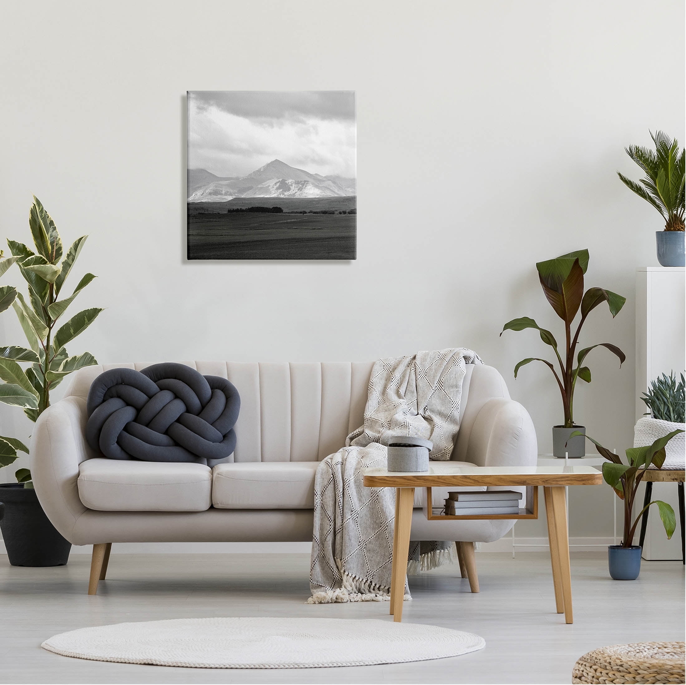 Stupell Industries Rural Mountain Peak Clouds Photograph Gallery Wrapped Canvas Print Wall Art, Design by Carol Robinson