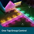 thumbnail image 4 of Linkind Smart Solar Pathway Lights SP6C, APP Control Solar Lights Outdoor Waterproof with 5 Swappable Lenses Landscape Lighting, Color Changing Garden Decor for Yard, Patio, Driveway(4 Pack), 4 of 9