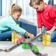 thumbnail image 3 of PicassoTiles Race Track Magnetic Tiles for Kids – 62PCS STEM Construction Building Blocks Toy Set with 2 Racing Cars and 2 Character Figures, 3 of 7