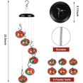thumbnail image 7 of ADruer Charming Wind Chimes Hummingbird feeders for Outdoors Hanging ant and Bee Proof, Window Bird feeders for Viewing, Perfect Garden Decor for Outside (A), 7 of 7