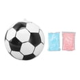 thumbnail image 2 of Balón de fútbol para revelar el género con polvo azul y rosa para baby shower de niño y niña, 2 of 14