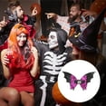 thumbnail image 3 of Unique Bargains 1 Pc Hair Clip Halloween Bat Wing Hair Clips for Women Black Purple, 3 of 5