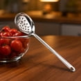 thumbnail image 5 of Stainless Steel Ladle and Slotted Spoon Set, 2-Piece Kitchen Serving Utensils for Cooking, Straining, and Serving, Rust-Resistant Dishwasher Safe Silver Utensils for Home Kitchen Use, 5 of 7