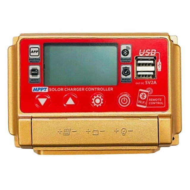 12/24V MPPT Solar Charge Controller Wifi Bluetooth Solar Panel Battery Smart Regulator 30A