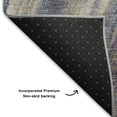 thumbnail image 5 of Addison Rugs Mayfield Premium Machine Washable Transitional Swirls Mocha Rectangle Rug, 3' X 5' Machine Washable Transitional Swirls Mocha Oversized Sherpa Throw Blanket, 5 of 6