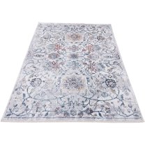 HR- Vintage Bohemian Floral Oriental Distressed 5x7 Area Rug for Living Room Bedroom & Dining Room Modern Home Decor Trend