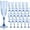 Blue, variant on Plastic Champagne Flutes, 24PCS Pink Plastic Wine Glasses Goblets Reusable Champagne Flute for Weddings, Bachelor Parties, Toasting, and Events (24, Pink)