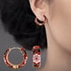 thumbnail image 4 of Pendientes De Aro De Circón De Color Con Microincrustaciones, Pendientes De Aro Gruesos Y Gruesos Abiertos, Pendientes Llamativos Para Mujeres Y Niñas, Regalo Vogacara AP006379-02, 4 of 6