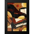 thumbnail image 2 of Brent, Paul 17x24 Black Modern Framed Museum Art Print Titled - Abstract Piano, 2 of 5