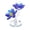 B, variant on TINGXIN Colorful Glass Ornament, Home Decor Table Ornament Crystal Lotus Colorful for Home Table Decor - Glass Ornament, Creative Craft