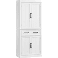 thumbnail image 3 of Renwick 72.5 inch H Kitchen Pantry Cabinet, White, 3 of 8