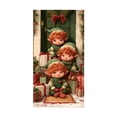 thumbnail image 2 of AOMXGD Christmas Door Tapestry, 35.5x71In Xmas Door Hanging Curtain, Bedroom Wall Party Fabric Decor, Polyester Holiday Door Cover, 2 of 9