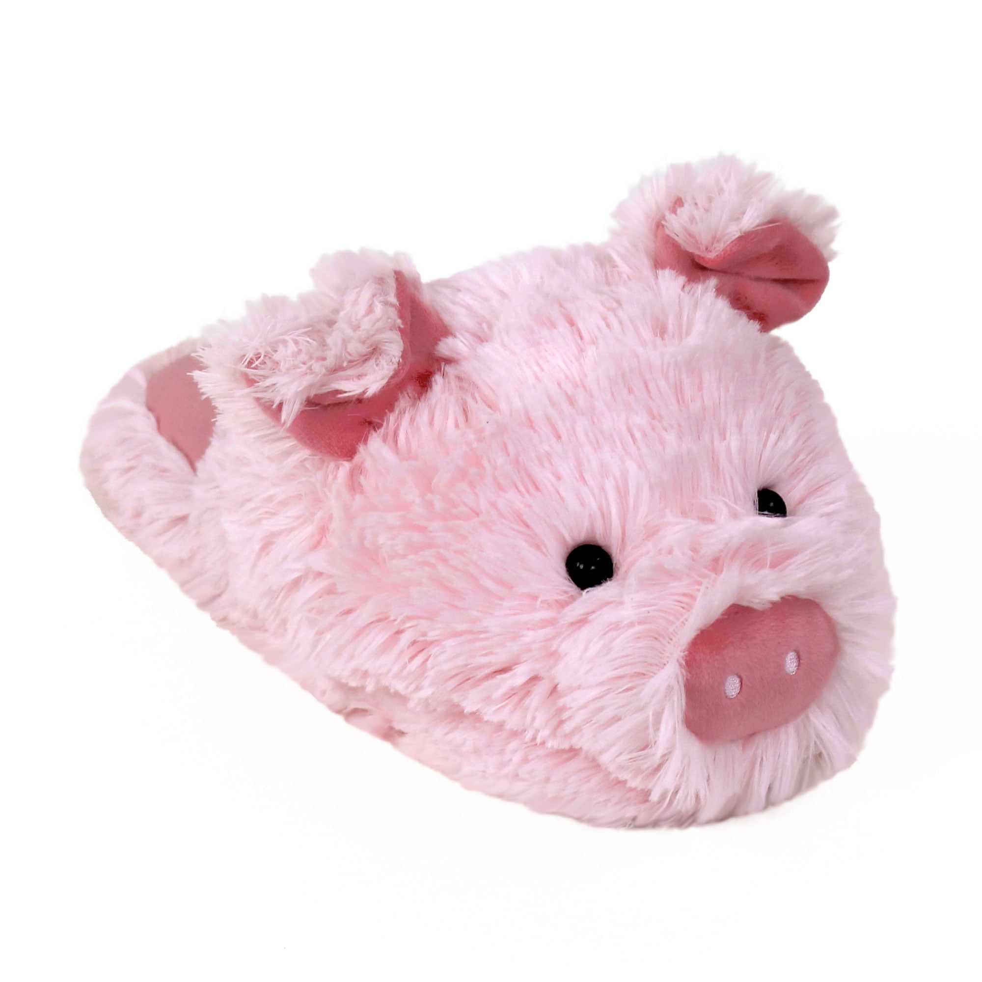 Fuzzy Pig Slippers - Pink for Adults Unisex One Size by Everberry - Walmart.com