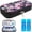 A_Purple Pink Rose, variant on SUNMON Insulin Cooler Travel Case with 2 TSA Approved Ice Packs - Insulin Pen Cooler Case, Suitable for Diabetic Insulin Bag, Medication for Peptide Case (Gray)
