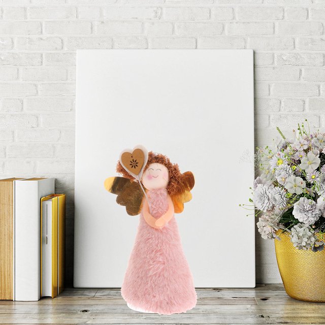 unbranded 1Ud Adorno De Ángel Para Del Árbol De En Rosa Para Ambiente