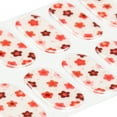 thumbnail image 3 of MOMSON Semi Cured Gel Nail Strips(Small Flowers), 20 Real Gel Nail Polish Stickers/Full Nail Wraps, Red/Orange/Pink, 3 of 5