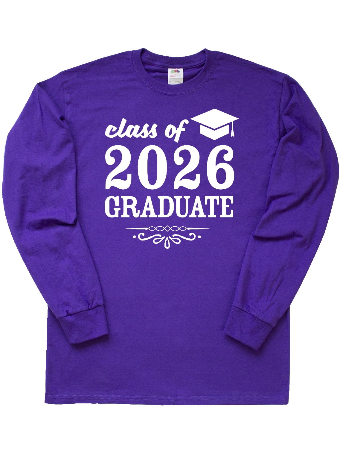 INKtastic Class of 2026 Graduate with Graduation Cap Long Sleeve T