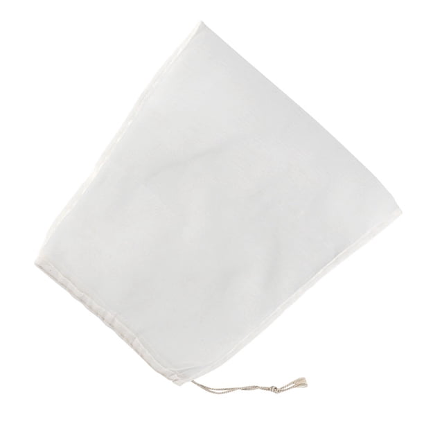 Bolsa de filtro de vino reutilizable de malla 100 de grado alimenticio para elaboración de cerveza casera (45 x 62 cm)