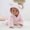 Pink, variant on 3-6Months Newborn Infant Baby Girl Winter Clothes Baby Fleece Footie Snowsuit Winter Onesie Cartoon Warm Hooded Outfits for Girls Boys Pink
