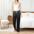thumbnail image 6 of Lsque Silver Glitter1 Print Women's Pajama Pants, Lounge Pant - Comfortable Home Wear,Elastic Waistband, Stylish Design-Small, 6 of 9