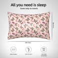 thumbnail image 6 of Disketp Beautiful Butterflies And Hearts Satin Pillowcase For Hair And Skin - Satin Pillow Cases Standard Size 20x30 Inches With Zipper,Gifts For Women Men, 6 of 8