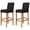 Black, variant on Plaid Bar Stool Covers, Stretch Barstool Slipcover Furniture Chair Seat Cover Elastic Dining Chair Covers Removable Washable