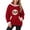 Red, variant on AURORADY Pet Pouch Hoodie for Women Oversized Fleece Sweatshirt with Zipper Cat Dog Carrier Pullover Top