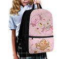 thumbnail image 3 of HUIACONG Sweet Pink Cartoon School Backpack for Teen Boys Large Capacity Ergonomic Padded Shoulder Straps for Kids Ages 6‑18 Daily Use, 3 of 6