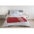 thumbnail image 3 of Simply Daisy Zipper Stripe Fleece Throw Blanket, Ligonberry Red, Oversized Throw, 3 of 4