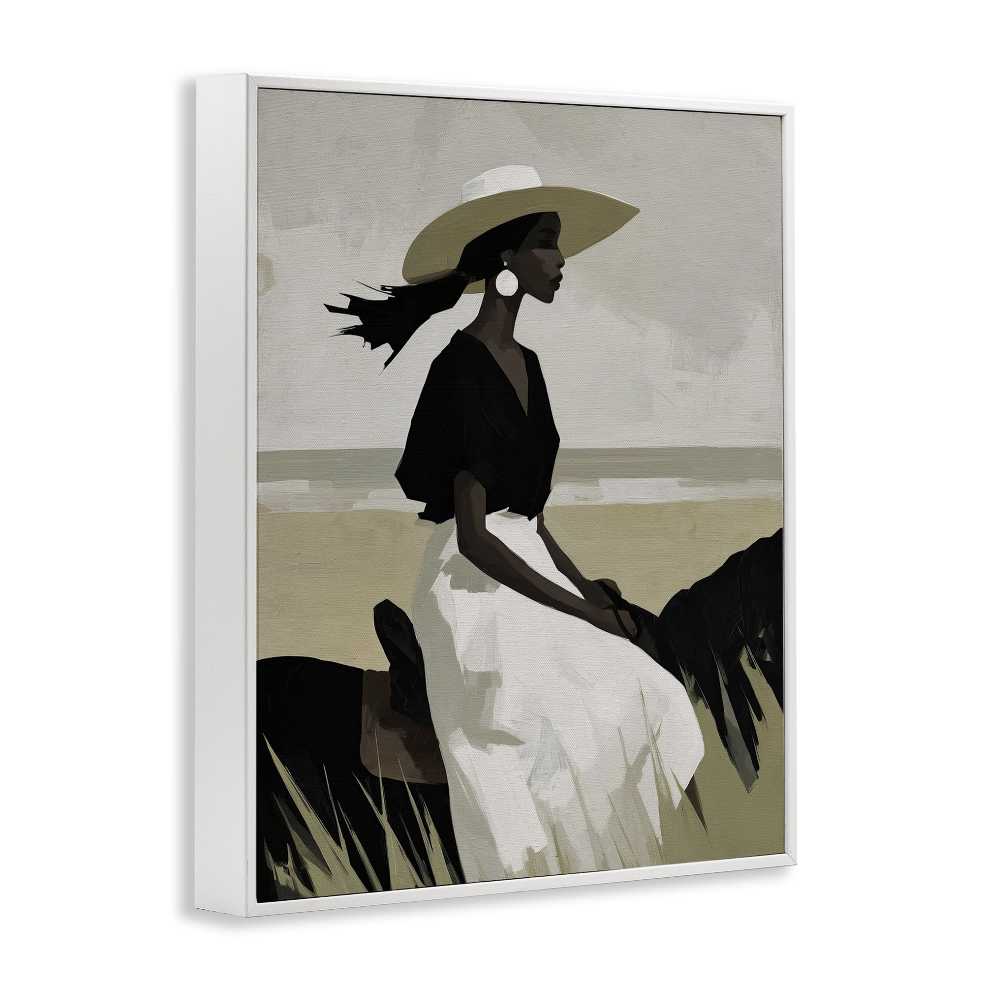 Stupell Industries Equestrian Windswept Muse White Framed Giclee Art, design by Svetlana Aleynikova