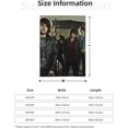 thumbnail image 4 of Asking Music Alexandria Flannel Blanket Air Conditioning Blanket Nap Blanket Sofa Throw Blanket Throw Blankets 40"X30", 4 of 6