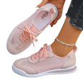 thumbnail image 5 of Womens Flats, Orthopedic Shoes for Women, Sneakers for Women, Women's Walking Shoes Lightweight Tennis Sneakers Non Slip Breathable Soft Sole Sports Shoes for Running, Pink US-7.5/EU-40, 5 of 5